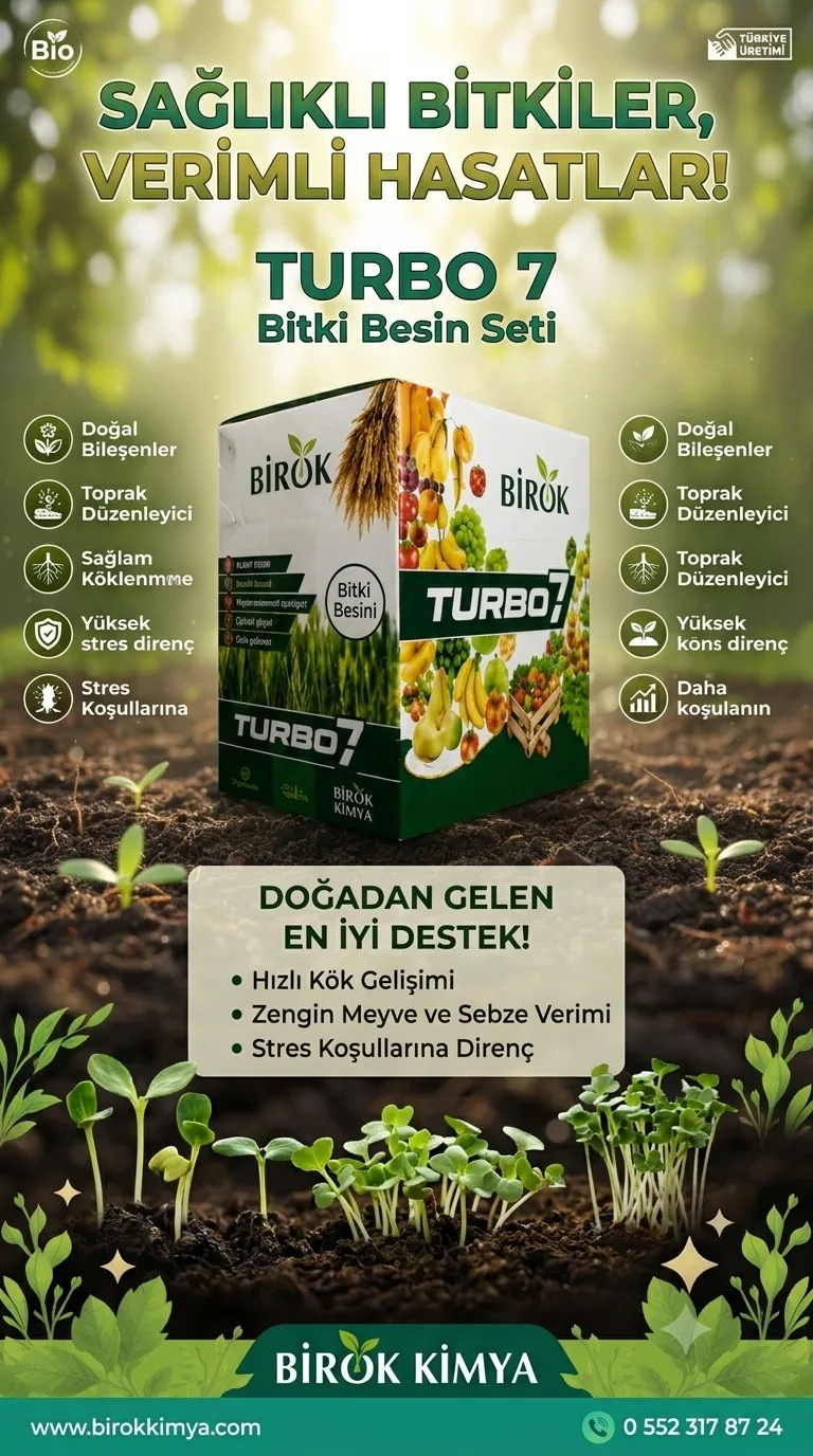 BİROK  TURBO 7  Lİ  BİTKİ BESİN SETİ